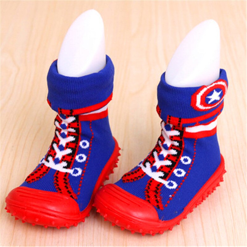 Baby Sokken Baby Peuter Vloer Sokken Schoenen Baby kinderen Rubber Zachte Bodem antislip Thuis Schoenen 1 krijgen 1 Gratis