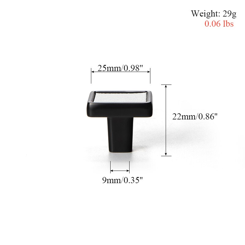 Gold Drawer Knobs Black Affordable Luxury Cabinet Handle Leather Cupboard Door Handle Cabinet Handles for Furniture Hardware: 705-B