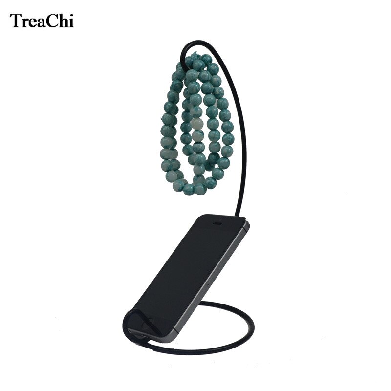 Metal Hanging Rack Terrarium Plant Display Shelf Pastoral Jewelry Watch Sunglass Chain Necklace Jade Decoration Stand