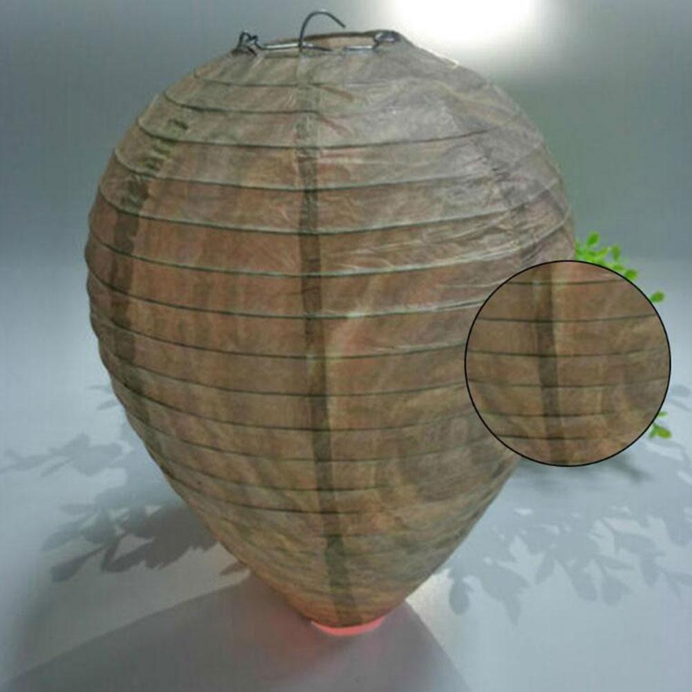 Colmena de imitación impermeable, jaula de abeja de Protección Ambiental eficiente colgante de tela de vórtice, linterna de papel, alrededor de 28x22cm