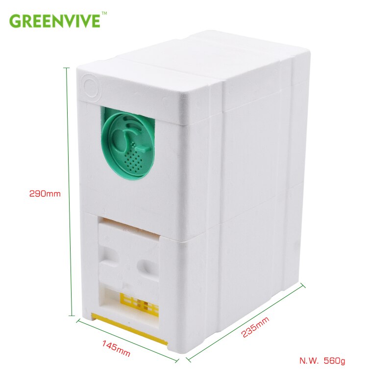 Double Beekeeping Queen Breeding Queen Rearing Mini Polystyrene Mating Nuc Hive Box for Beekeeping Beginners