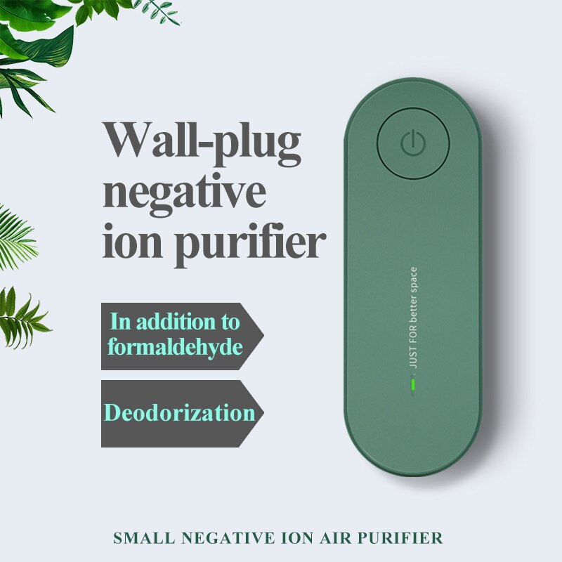 Ionizer Air Purifier For Home Negative Ion Generator Cleaner Remove Formaldehyde Smoke Dust Bathroom Purificador De Aire
