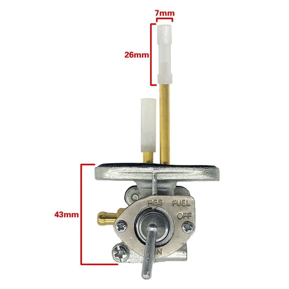 Left &Right Side set Petcock Fuel Valve For Yamaha XS500 XS650 TX750 TX50 Non-Vacuum