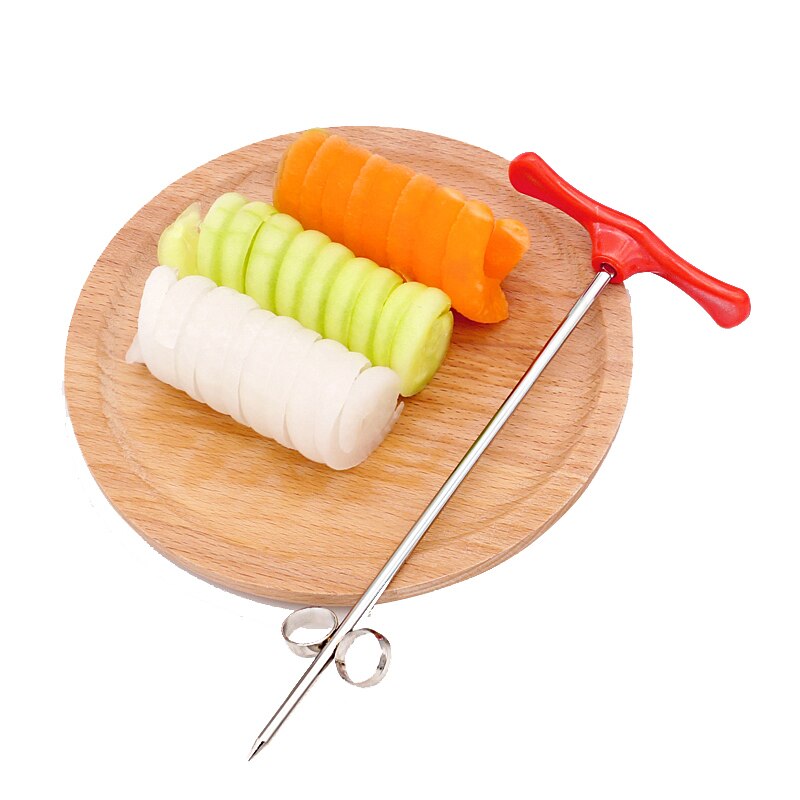 KONCO pomme de terre concombre spirale manuel rouleau coupe faire torsion déchiqueteuse râpe cuisine Gadget outils de cuisson coupe-légumes