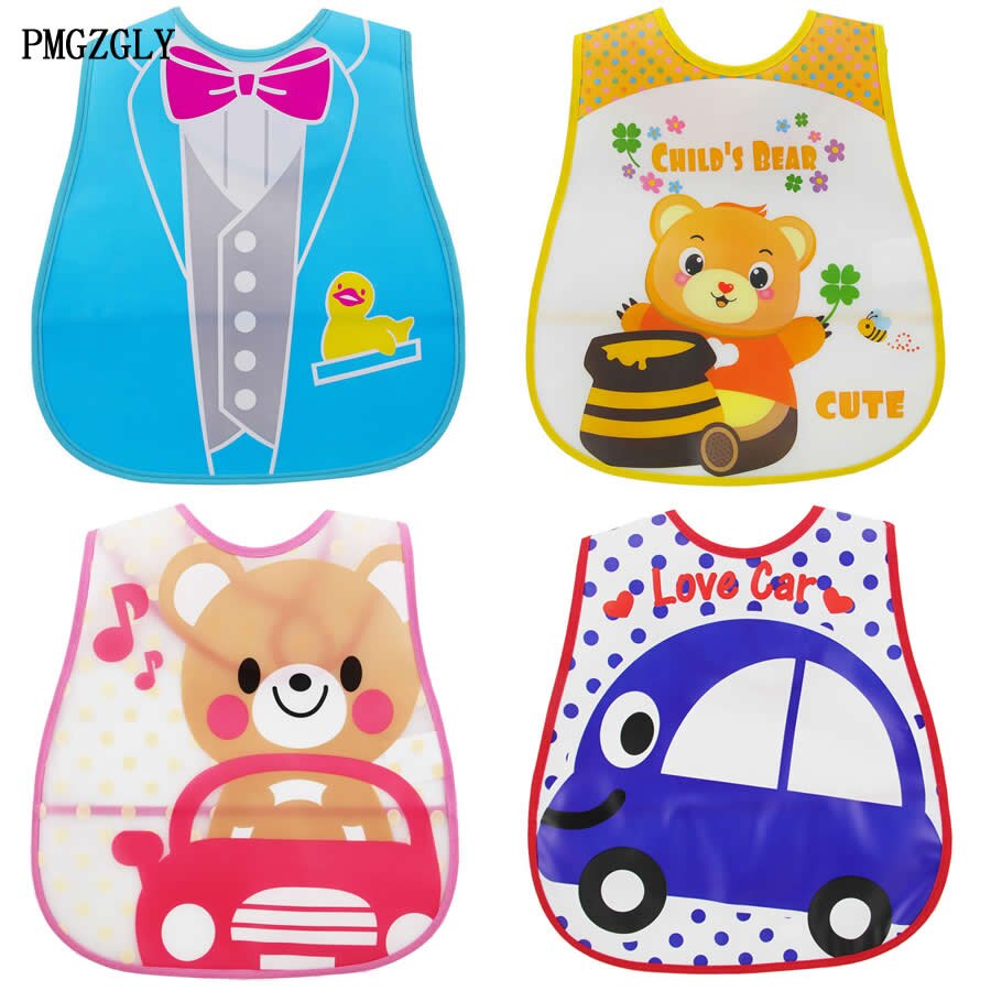 Slabbetjes Burp Doeken Baby Doek Baby Waterdicht Cute Kid Baby Slabbetjes Baby Zachte Cartoon Bib Waterdicht Speeksel Druipen Slabbetjes