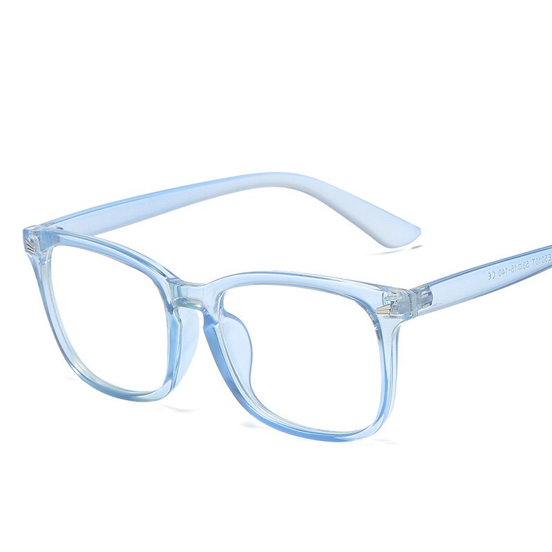 Anti blau licht brille gläser quadrat Computer brille schlicht gläser voll rahmen gläser für männer und frauen strahlung schutz: Weiß