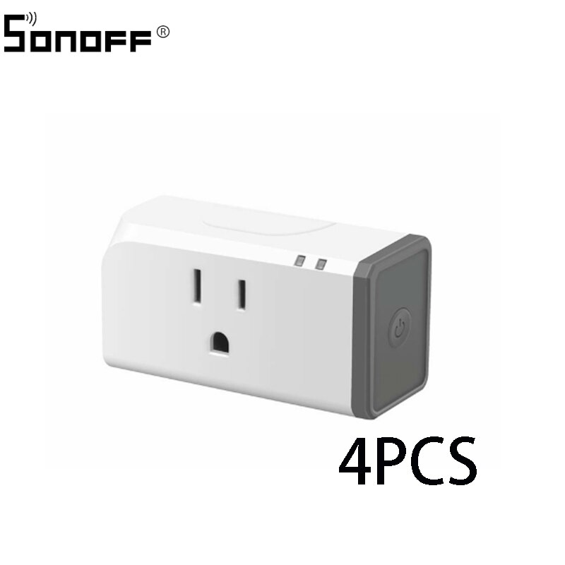 10Pcs Sonoff S31 Smart WiFi Switch Smart Home US Plug Voice Remote Intelligent Control Home Automation With Google Home Alexa: 4pcs