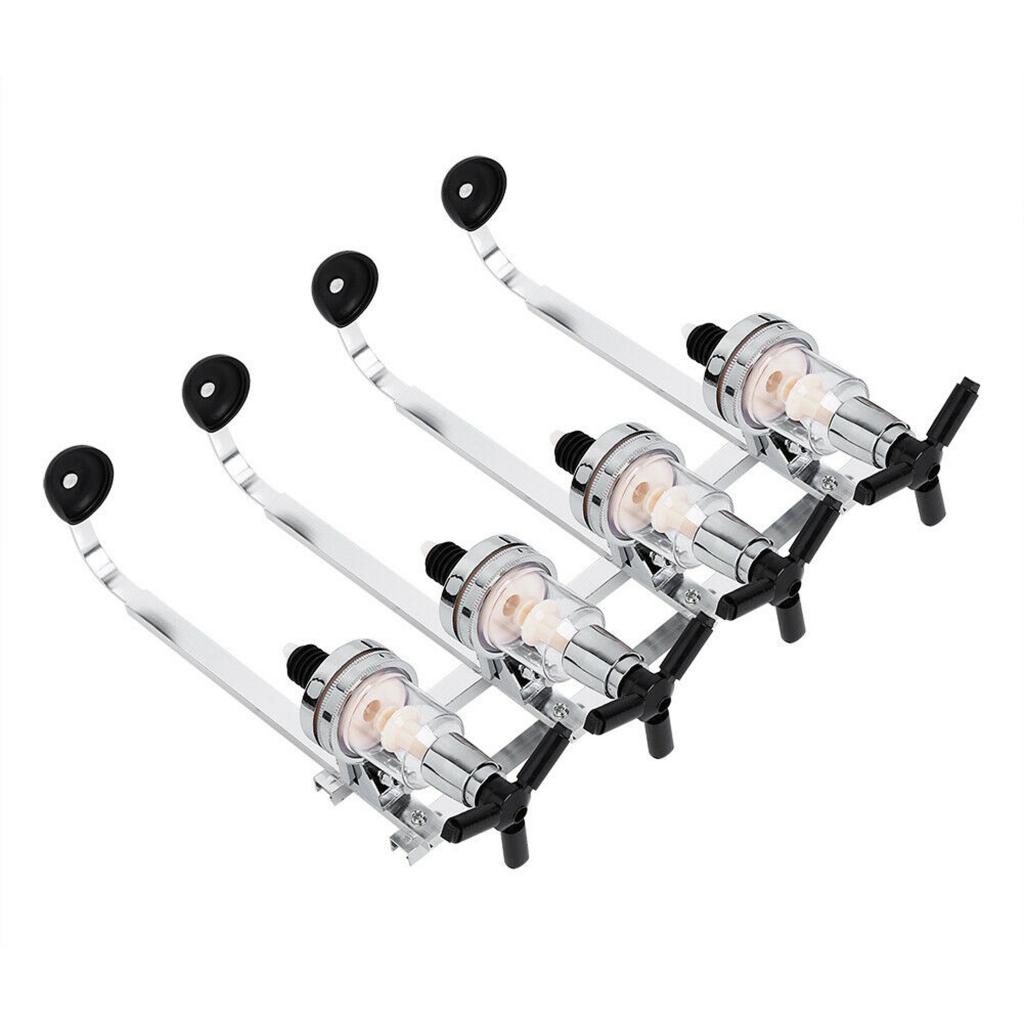 4 Bottle Wall Mounted Liquor Dispenser Bar Kitchen Tools Alcohol Racks Holder