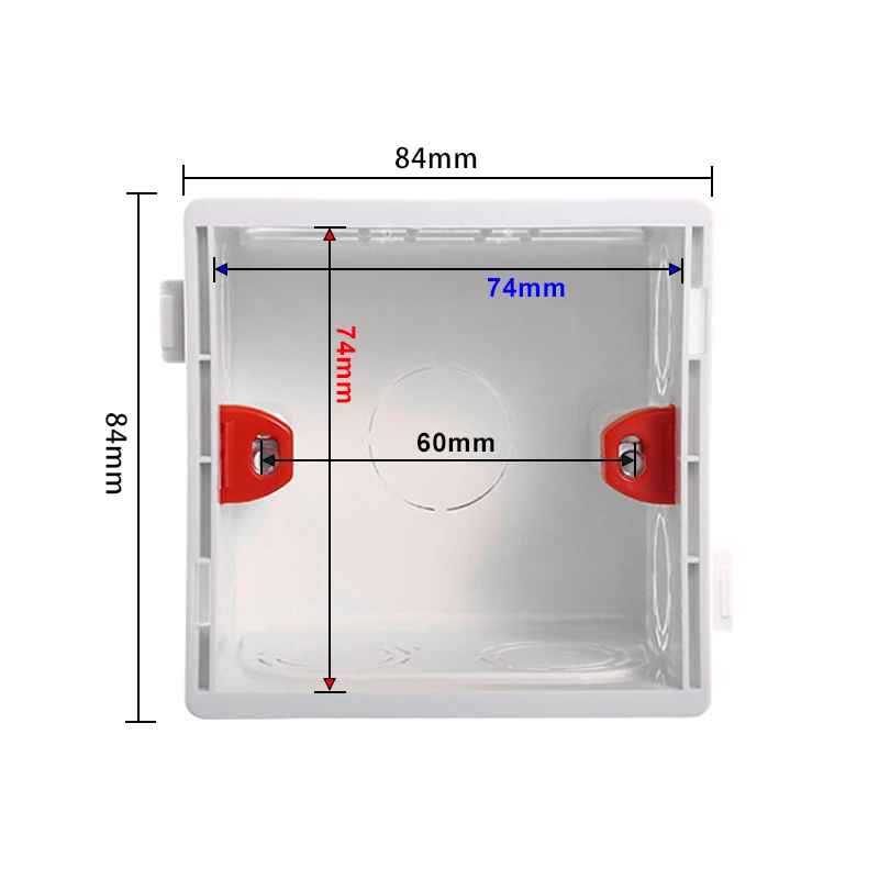 Novski wall mounted module DIY European standard gray crystal glass panel socket switch button function module combination