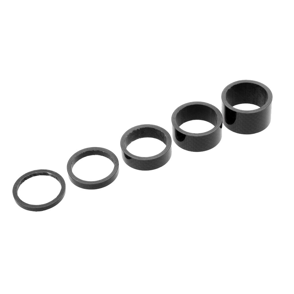 Road Bicycle Bike Carbon Fiber Washers Headset Spacer 3mm 5mm 10mm 15mm 20mm for Road Bikes MTB Cycling