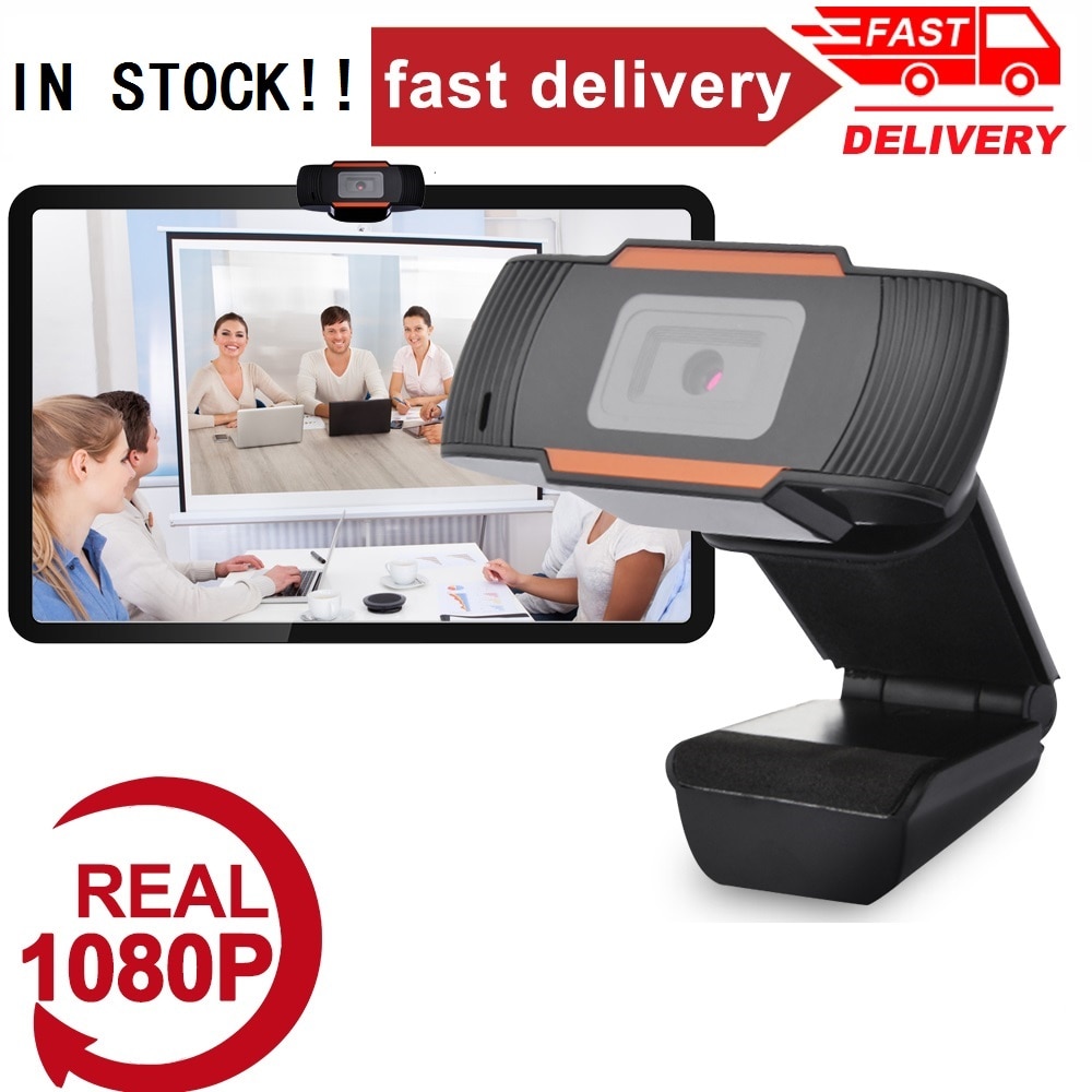 3 Megapixel Auto Focus HD Webcam 1080P PC Web USB Camera Cam Video Conference with Microphone for Laptop Computer