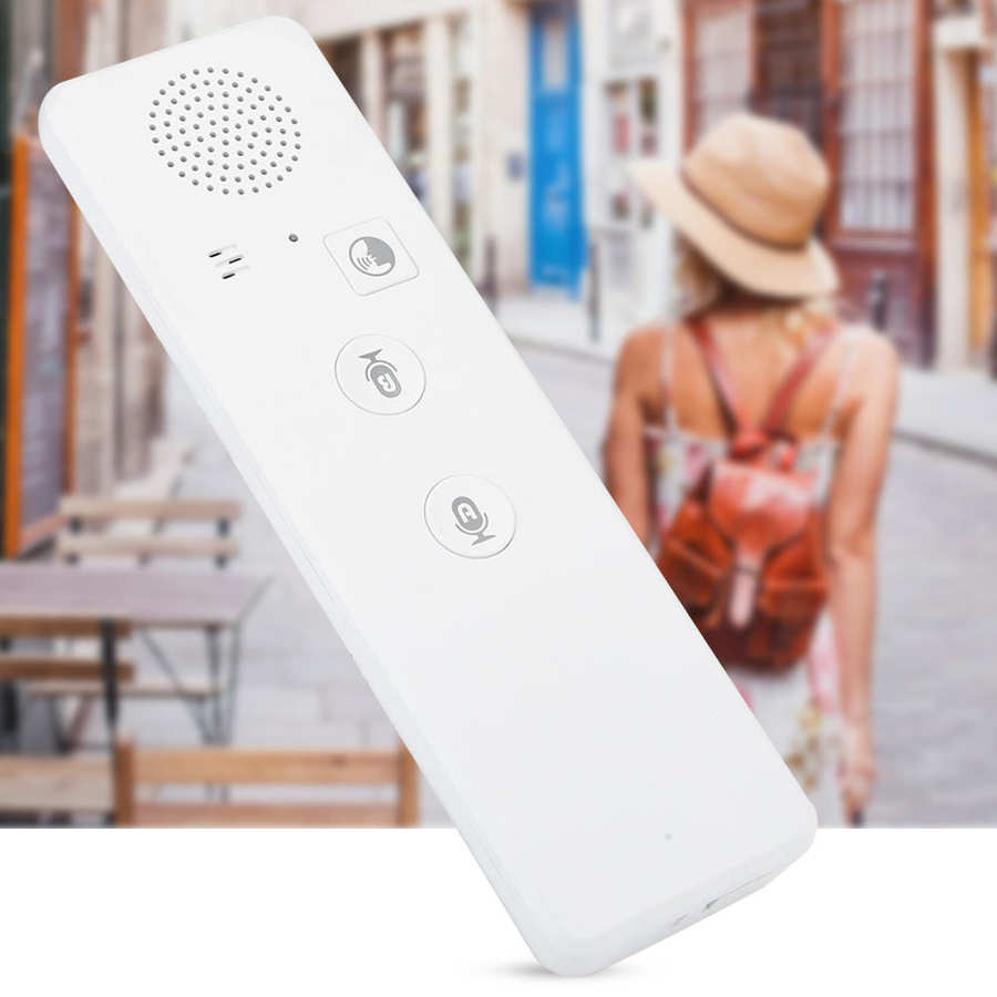 Draagbare mini draadloze slimme stemvertaler, meertalige realtime bluetooth-vertaler voor reizen en zaken