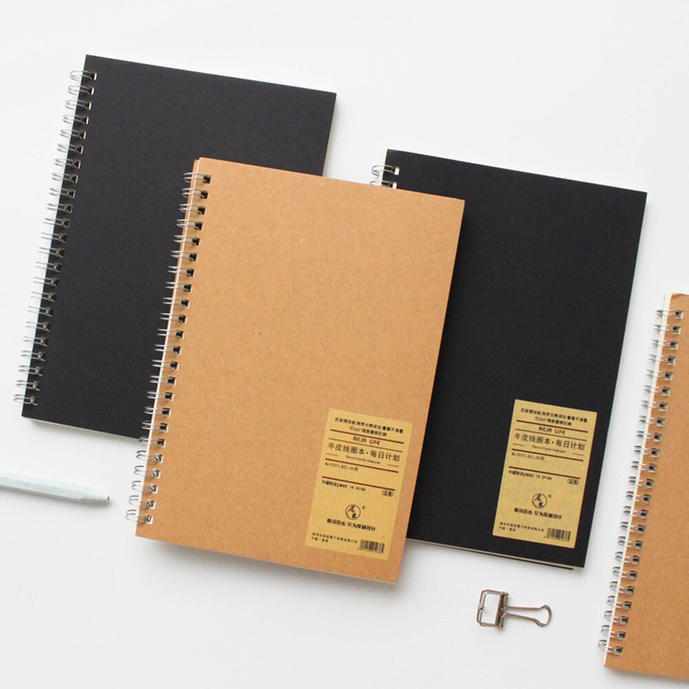 A5 Agenda Schedule Student Daily Notebook Travel Weekly Monthly Loose Leaf Writing Work Ring Binder To Do List Time Planner