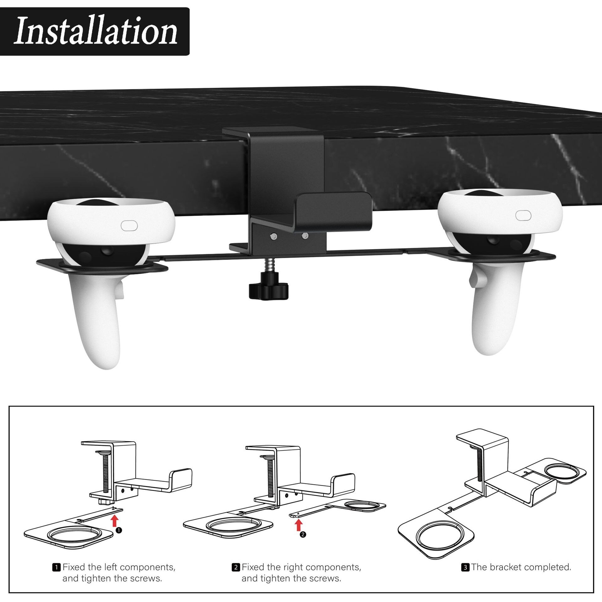 Metal VR Stand For Oculus Quest 2 VR Headset Display Holder Touch Controller Desktop Storage For Oculus Quest 2 Accessories