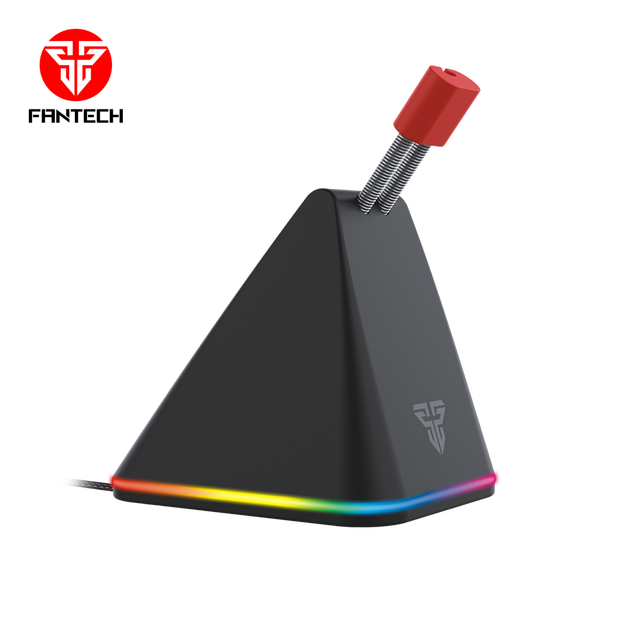 Fantech mbr 01 rgb gaming mus strikk kabel ledning holder mus ledning fixer mus strikk ledning klips: Svart