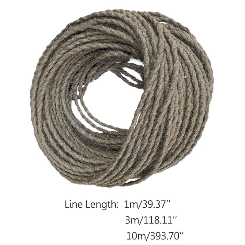 Cable trenzado de cuerda Vintage para lámpara, Cable de luz eléctrica, colgante Retro, LED Vintage O30 20, 1/3/10M, 2x0,75