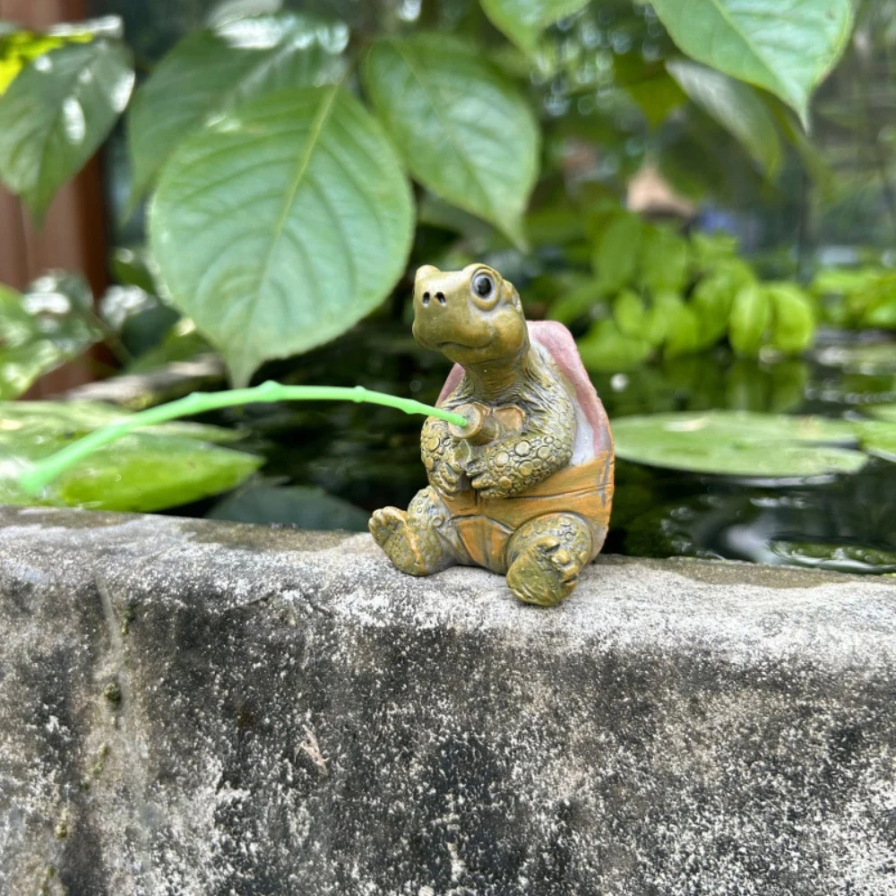 Vissen Schildpad Aquarium Decoratie Creatieve Leuke Standbeeld Schildpad Hars Aquarium Ornament Landschap Aquarium Decoraties