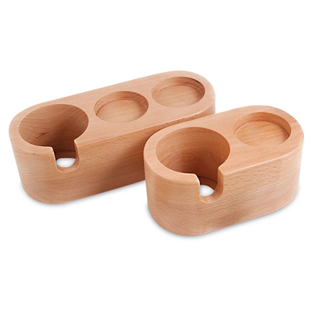 Support de tasseur à café manuel en bois massif pour barista, tapis de tasseur pour expresso, accessoires pour café pour barista