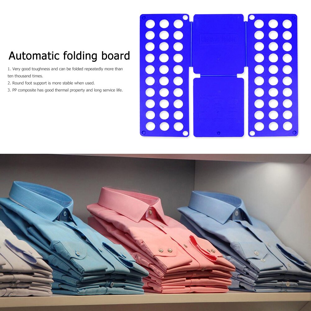 Kleding Holder Kledingkast Organiseren Plastic Garment Folding Board Verstelbare Shirts Wasserij Kleren Houder Voor Thuis