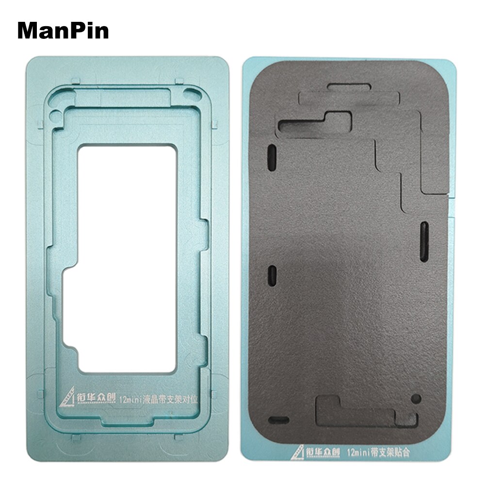 For iPhone 13 Pro Max 12 LCD Screen Alignment OCA Laminating Mold Holder No Take Bezel Frame Flex Cable Rubber Pad Repair Tools