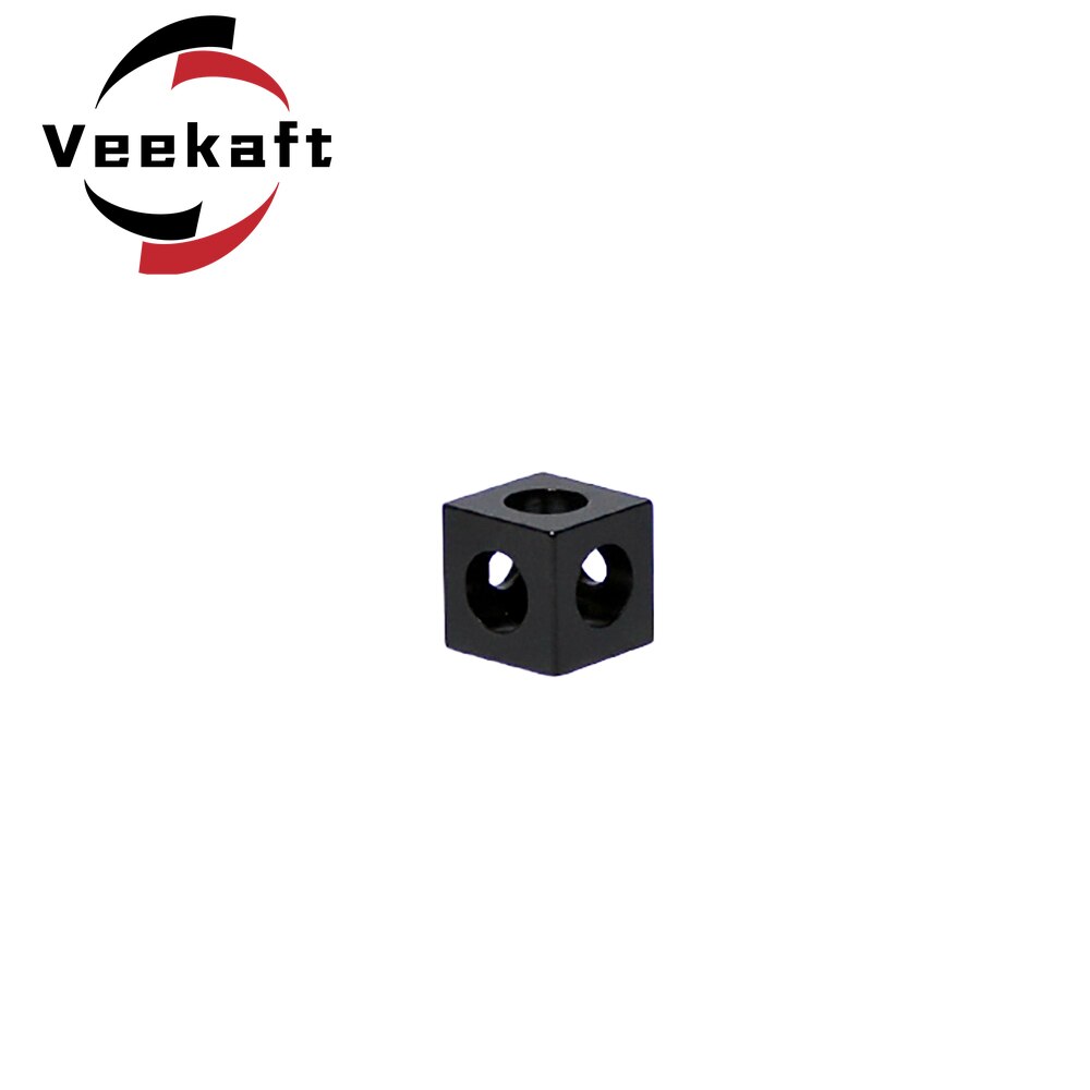 3D Printer Openbuilds V-slot Three Corner Cube Corner Prism Connector Adjustable Wheel Bracket 1pcs