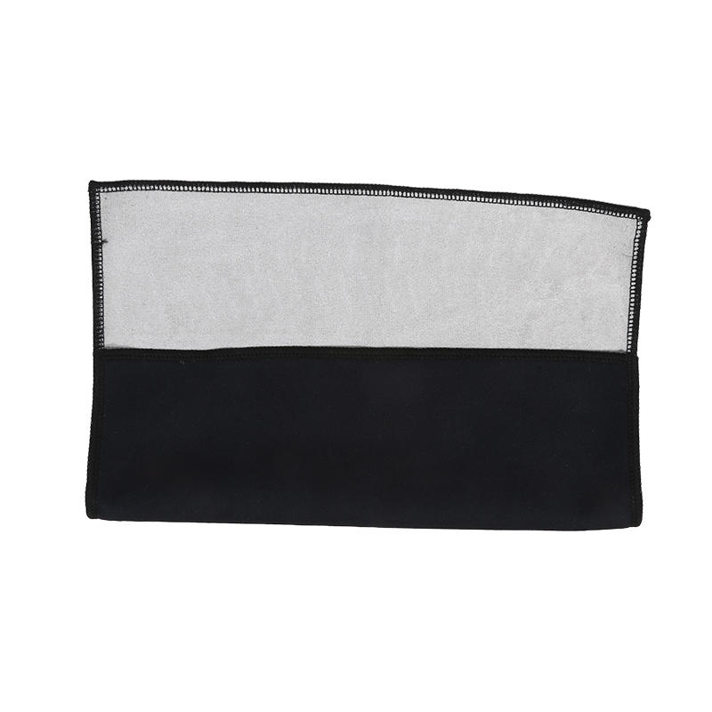 Folding Cloth Self-adhesive Camera Storage Bag Plush Wrapping Cloth Photography Camera Protective Wrap Anti Scratch 30x30cm: Blue