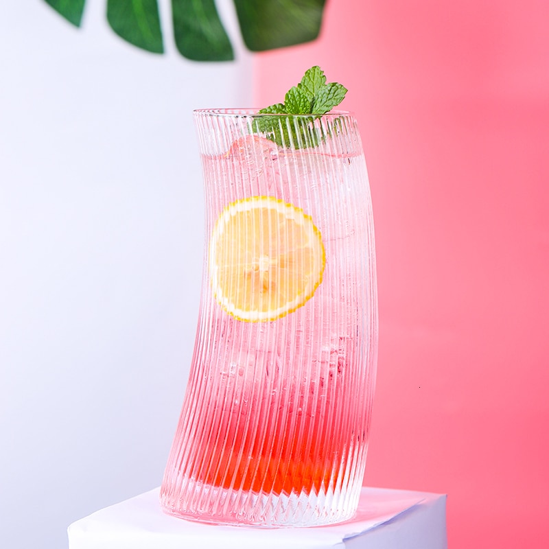 Ins crescent moon bar cocktail collins glas hushåll lemonad frukt te juice specialdrycker kopp öl glas