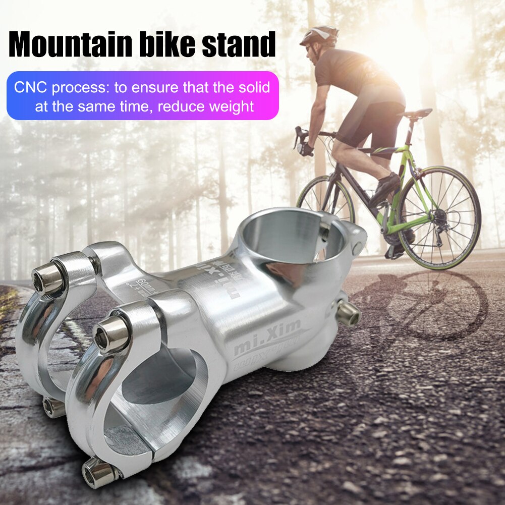 31.8Mm Fiets Stuurpen Aluminium Mountainbike Stuurpen Zilveren Ultralight Cnc Mtb Fiets Stuurpen Fietsen Accessoires