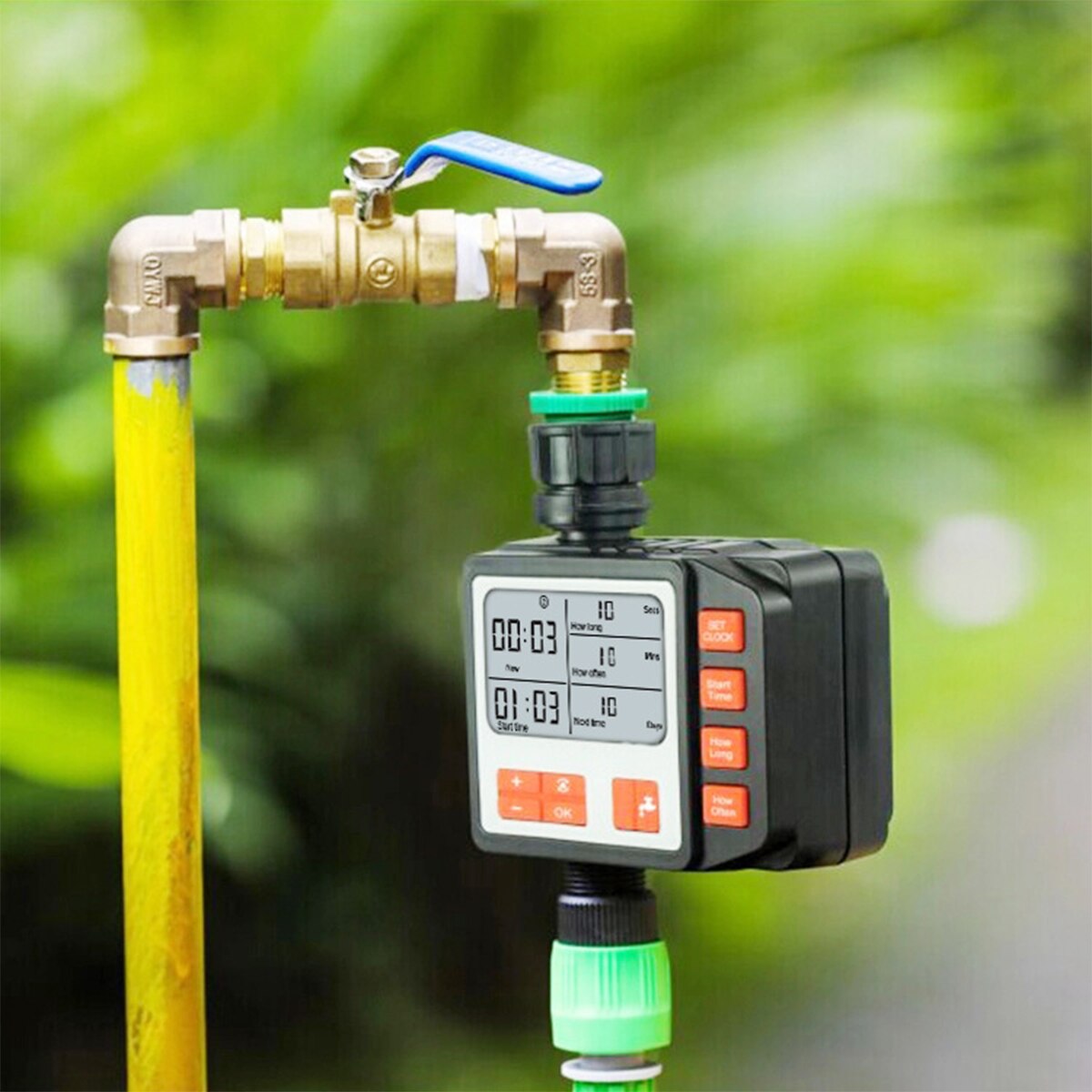 Digitale Programmierbare Wasser Timer Wetterfeste Garten Rasen Wasserhahn Schlauch Timer Automatische Bewässerung Regler