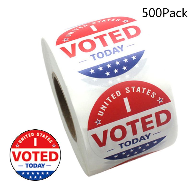 500 Pieces Stickers Patriotic Election Stickers Waterproof Decals for Election Day Parade Celebrations: 4
