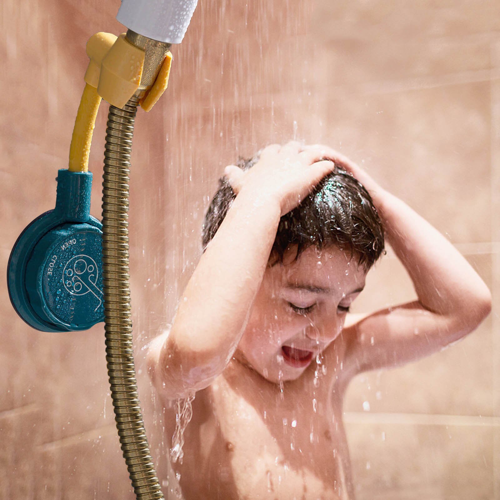 Drill Free Shower Head Mounting Bracket Clamp Seat Holder Removable Sink Bathtub Strong Load-bearing Showerhead Grip Holder