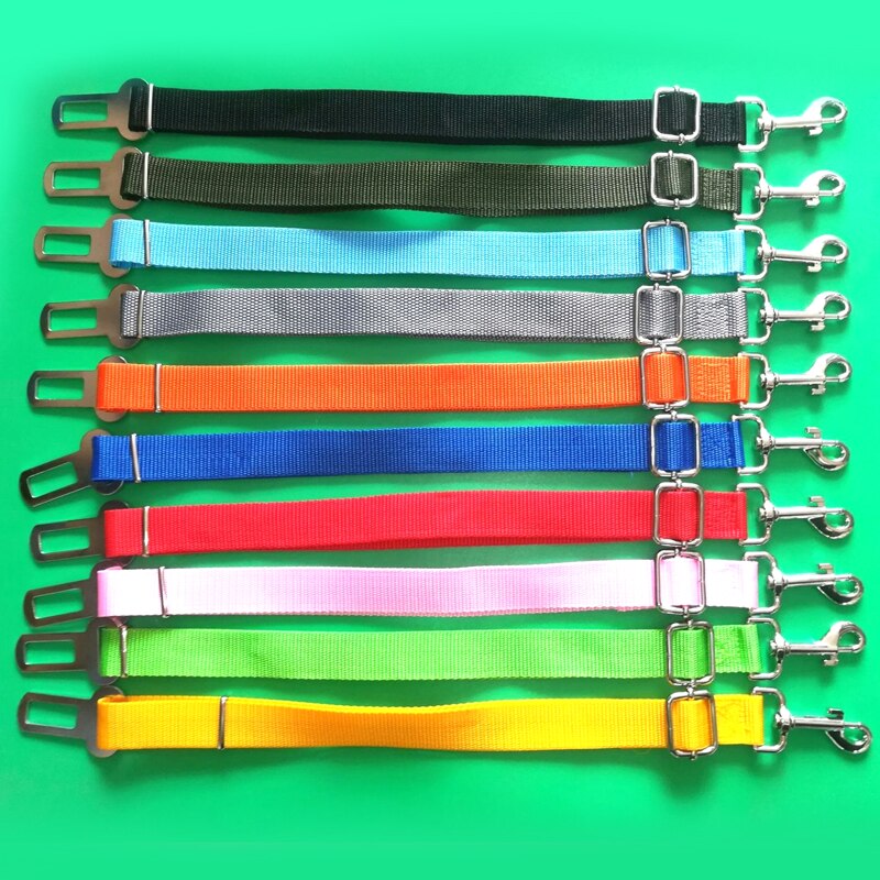 Verstelbare Pet Hond Kat Autogordel Veiligheid Leads Voertuig Veiligheidsgordel Harnas