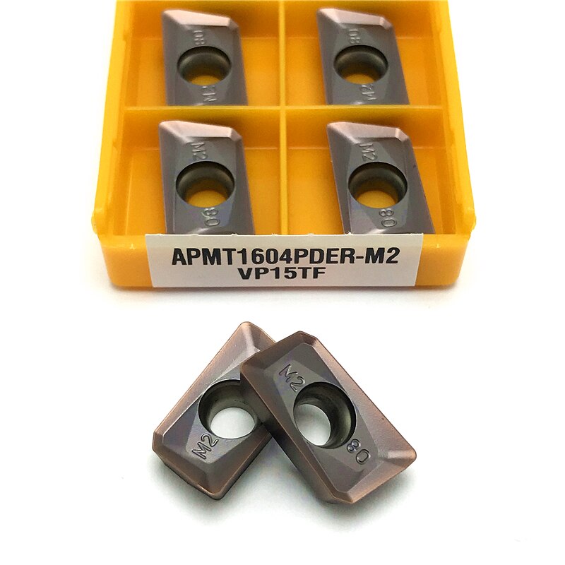 Apmt 1604 m2 apmt 1604 h2 hardmetalen wisselplaten draaigereedschap apmt 1604 vlakfrees draaibankgereedschap freeswisselplaten apmt 1604 snijgereedschap
