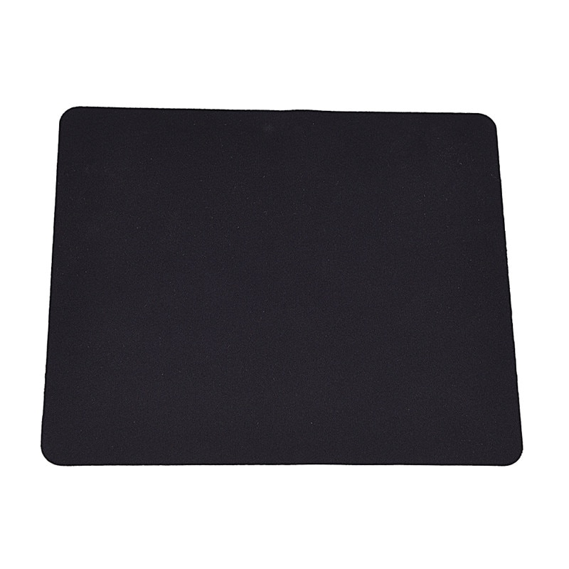 22*18Cm Universele Zwarte Muismat Mat Optische Muis Mat Voor Laptop Computer Tablet Pc