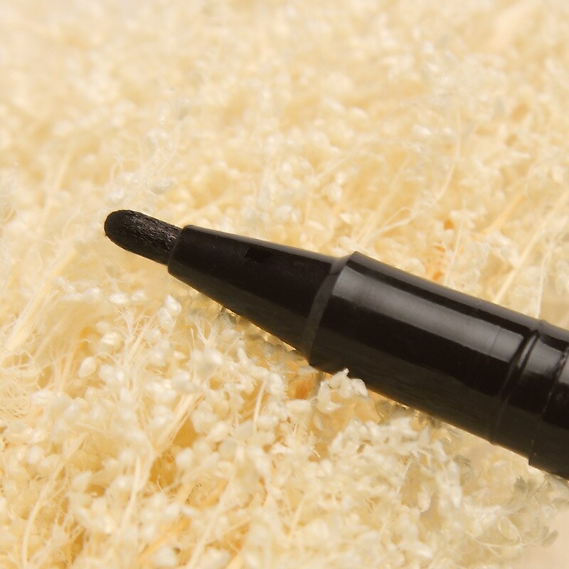 1 Pcs Red/Blue/Black The Office Supply Double-head Marker Pen Stationery Oily Markers Fast Dry Marker Pens