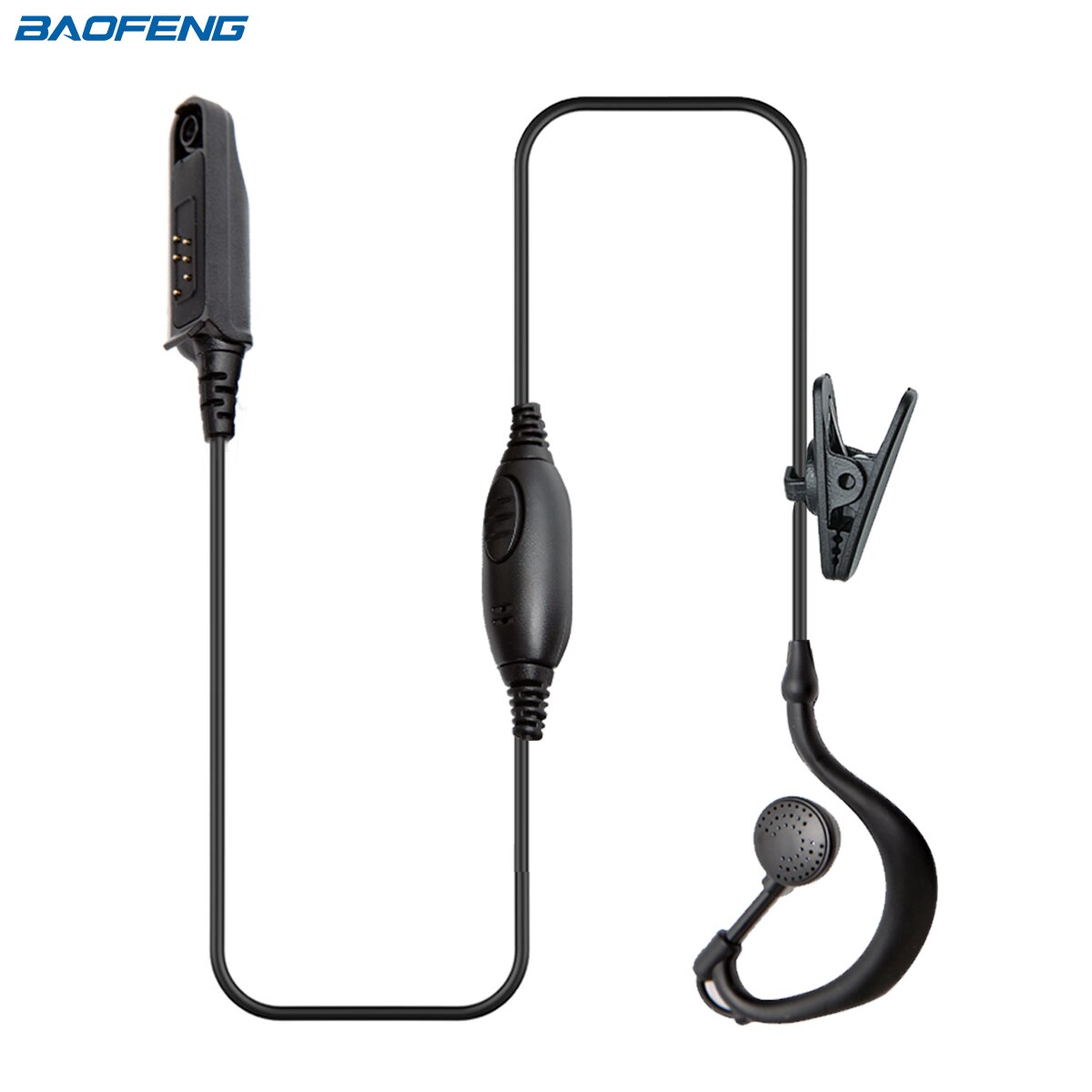 Akustische Rohr Headset Mic für Baofeng UV 9R Pro UV-82WP UV-9R PLUS BF-9700 UV-XR Wasserdichte Walkie Talkie Two Way Radio