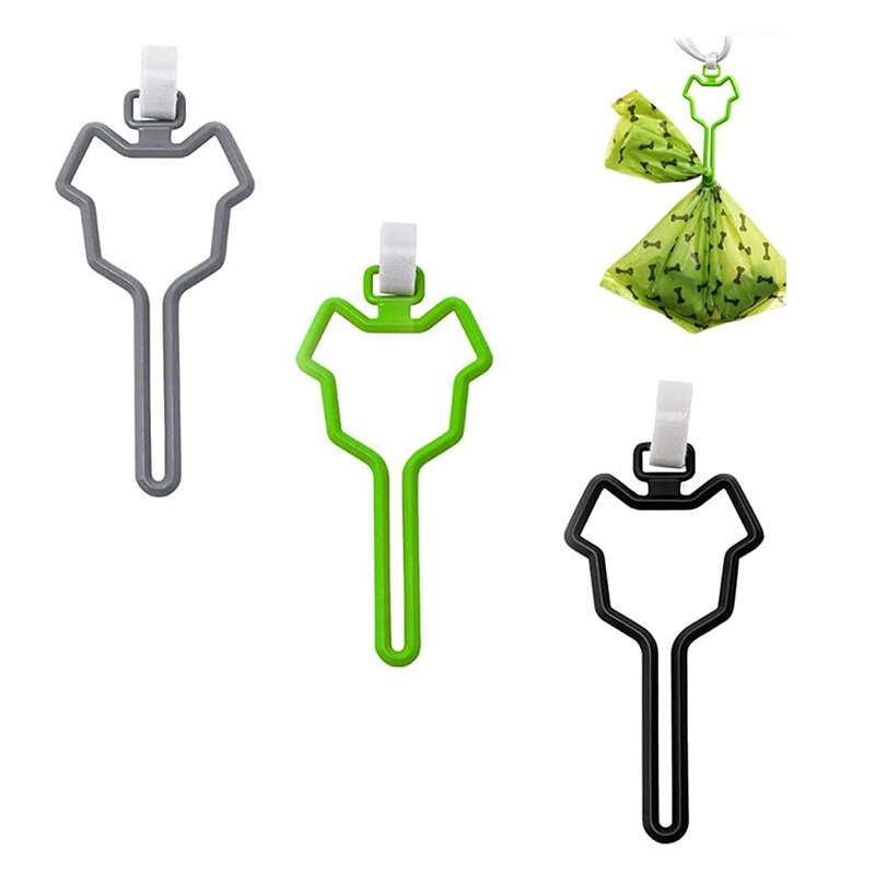 Dog Poop Bag Hands-Free Holder Pet Waste Bag Carrier Dog Leash Dispenser Handle Fits for Any Dog Leash Pet Accessories