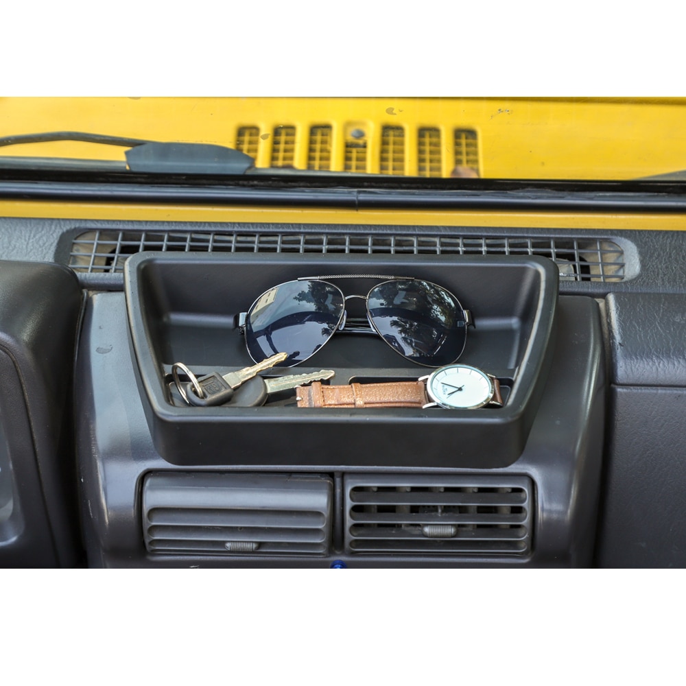 Car Dashboard Central Console Storage Box Container For Jeep Wrangler TJ 1997-2006 Interior Auto Accessory