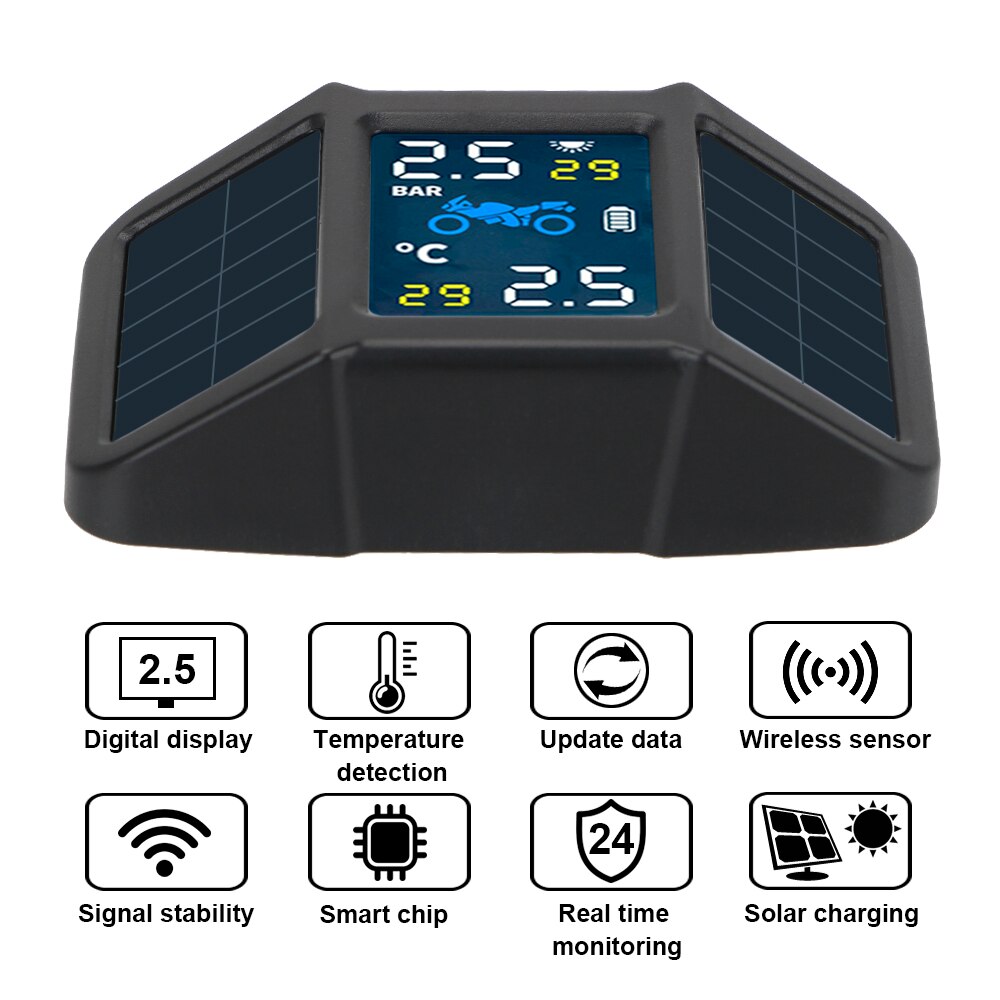 USB Solar Charging Temperature Monitoring Alarm Sy... – Vicedeal