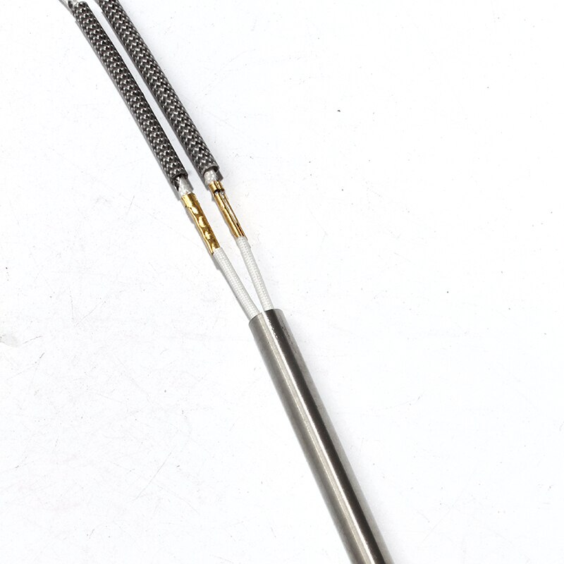 10 stücke 200W/230W 316SS Patrone Heizung Elektrische Element 50/52/55/58/60mm Rohr 9,5mm Trocken Brennen Wärme Rohr DC110V/220V/380V