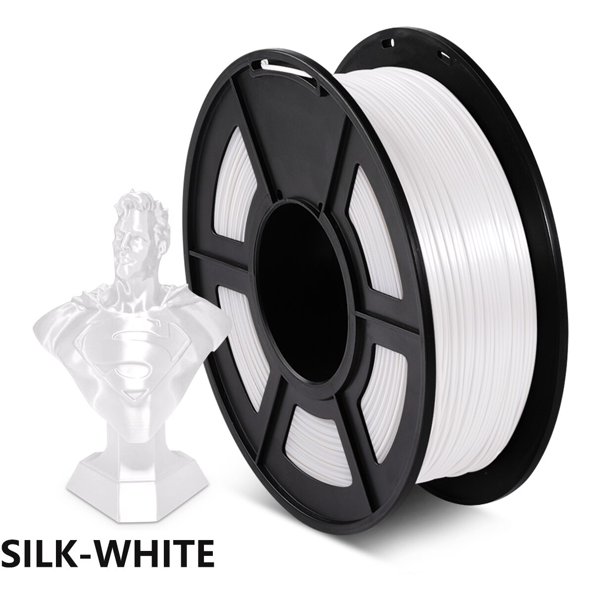 3D Printer Filament DIY SILK Filament Yellow SILK 1kg 2.2 lbs 1.75mm per roll for 3D printing Refills: SILK WHITE