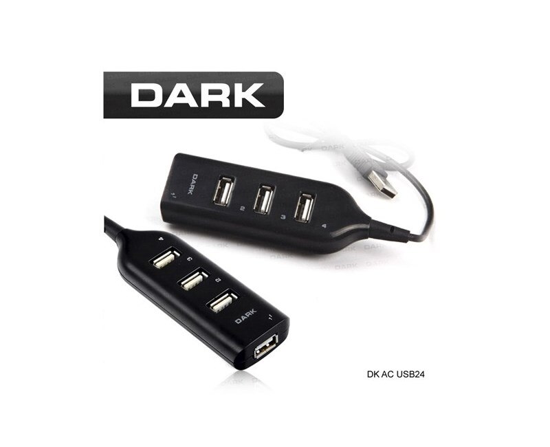 Hub USB a 4 porte DK-AC-USB24 scuro