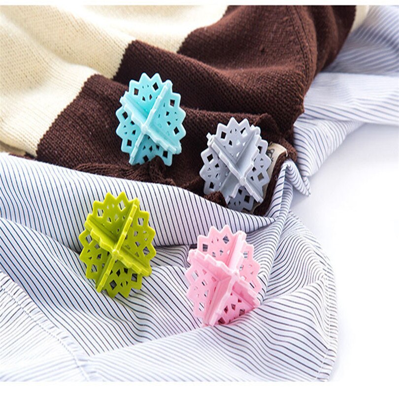 4pcs Magic Hair Removal Laundry Ball Washing Machine Hair Removal Device Clothes Cleaning Balls washing machine cleaner #4M20