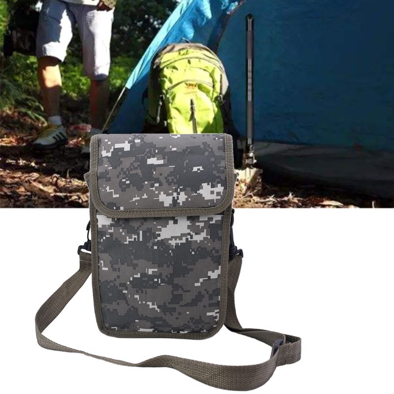 Metall Detektor Tasche Camo Oxford Taille Schulter Gürtel Tasche Gute Glück Gold Klumpen Taschen Für Metall erkennen