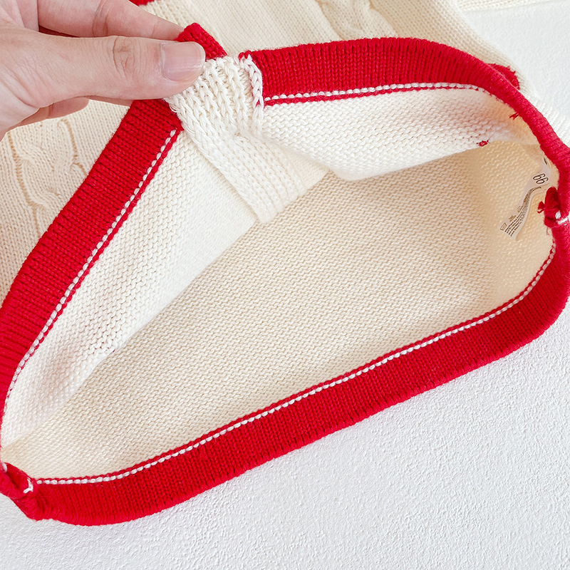 Novo bebê meninas bonito amoroso coração cardigan casaco crianças roupas outono inverno meninas de malha casaco cardigan