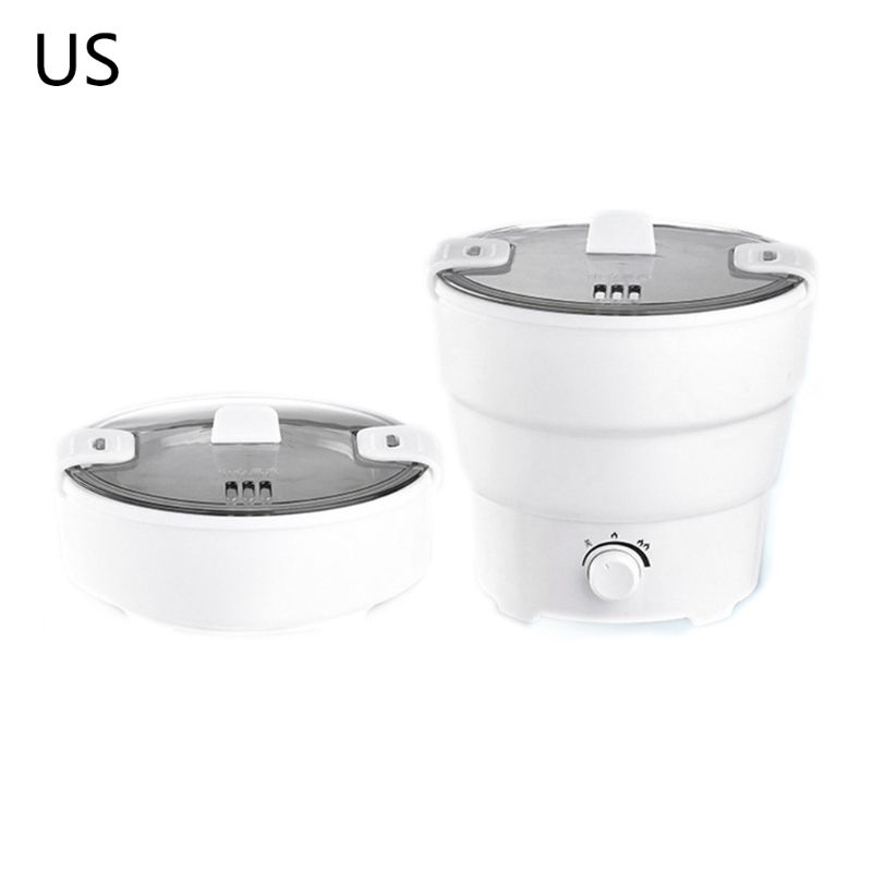 Mini Cooker Lunch Box Electric Heated Skillet Voltage 110-220V Collapsible Cook: EU