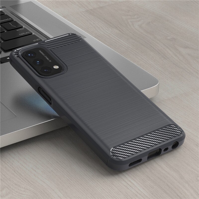 Schokbestendig Bumper Voor Oppo A93 5G Case Oppo A54 A74 A93 5G Cover Soft Tpu Anti-Fall beschermende Telefoon Cover Voor Oppo A93 5G: For OPPO A93 5G / GRAY
