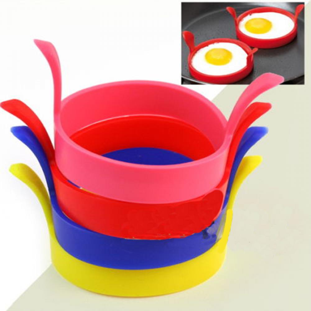 Kitchen Heart Silicone Egg Fry Frier Fried Oven Poacher Pancake Ring Mould Tool