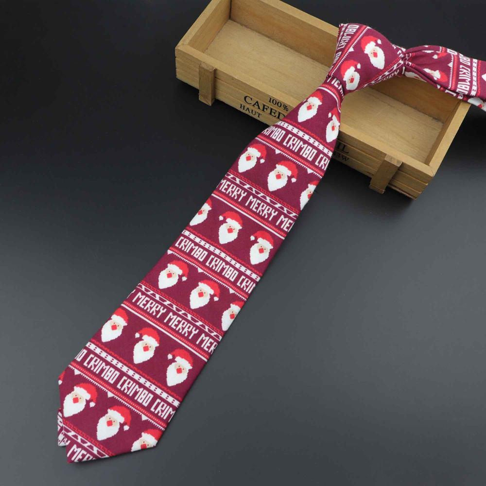 Heiße Neue Weihnachten Krawatte Herrenmode lässig Schneeflocke Drucken Baumwolle Krawatten Schneemann Professionelle aufbringen Krawatte 8cm Breite: 13