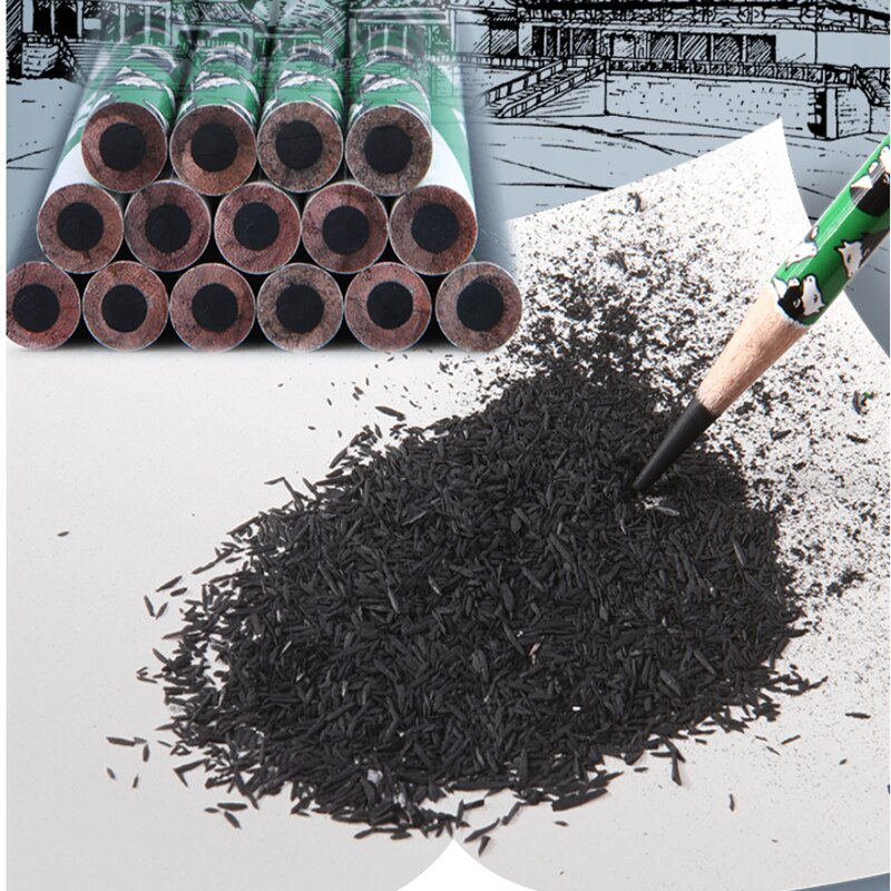 Marley Charcoal Sketch Painting Charcoal Art Student Sketch Soft Medium Hard Set Art Supplies sketching pencils